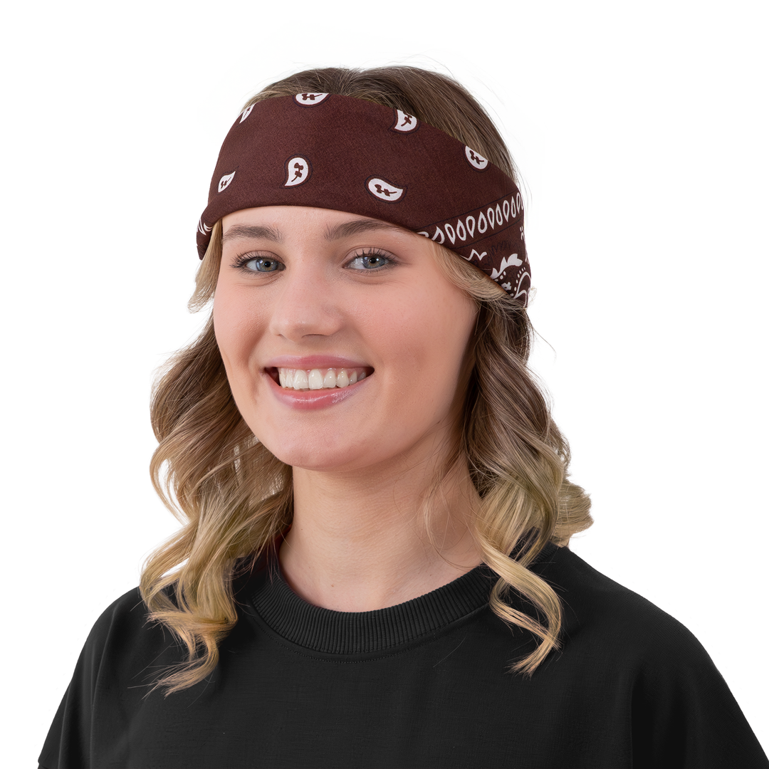Chustka bandana brązowa