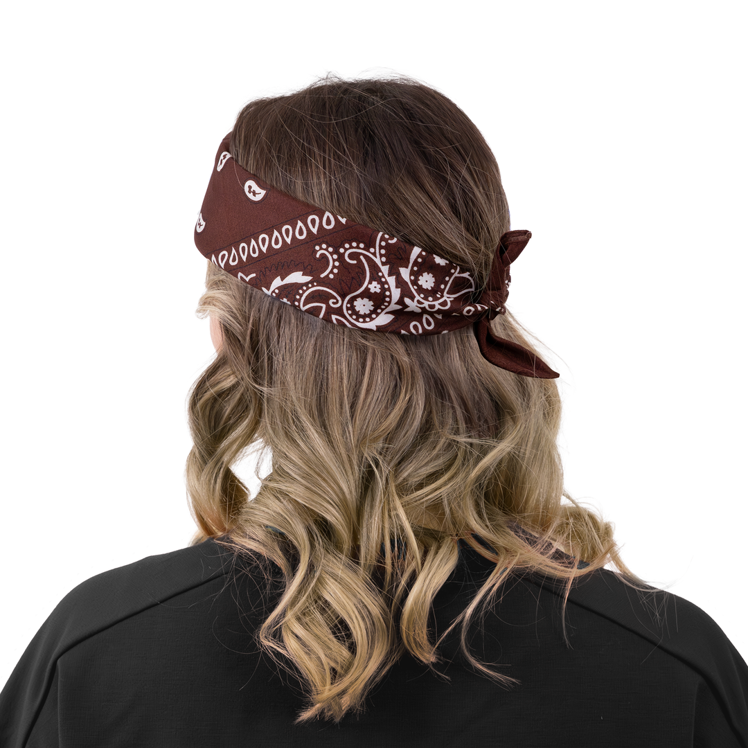 Chustka bandana brązowa