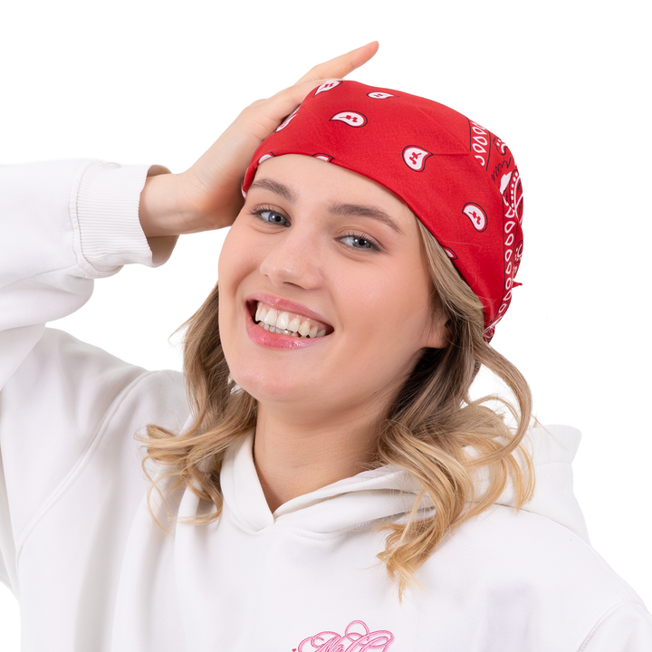 Chustka bandana czerwona