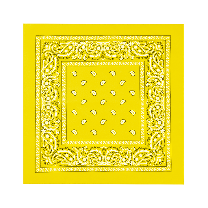 Chustka bandana żółta