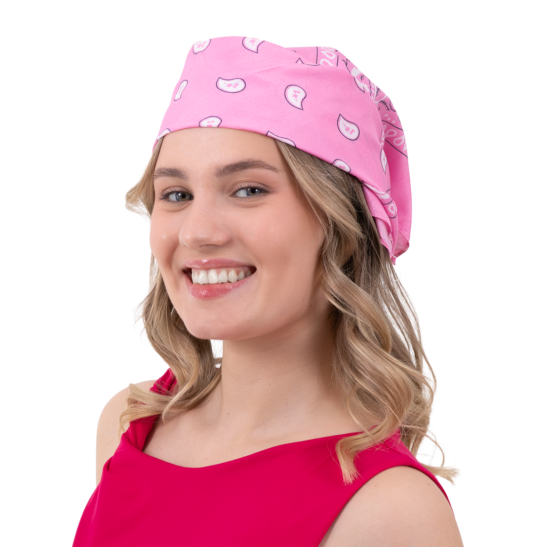 Chustka bandana różowa
