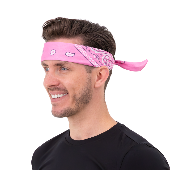 Chustka bandana różowa
