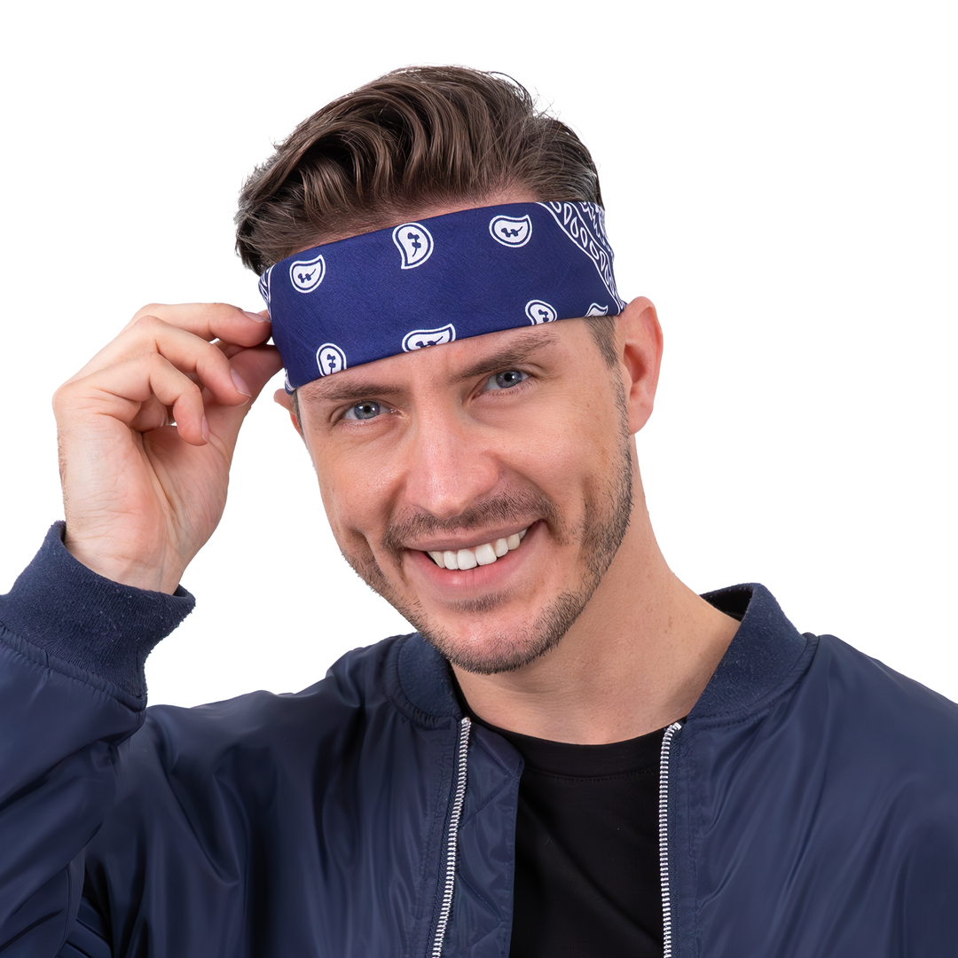 Chustka bandana granatowa