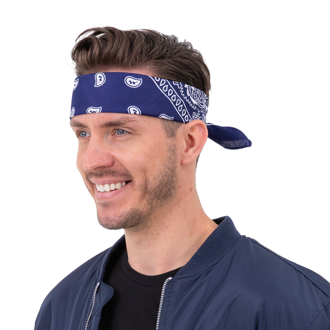 Chustka bandana granatowa