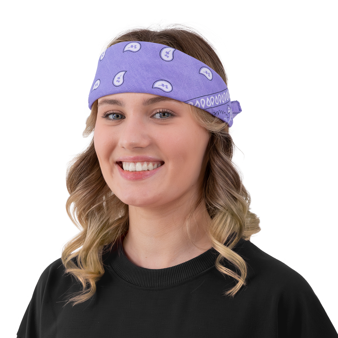 Chustka bandana fioletowa