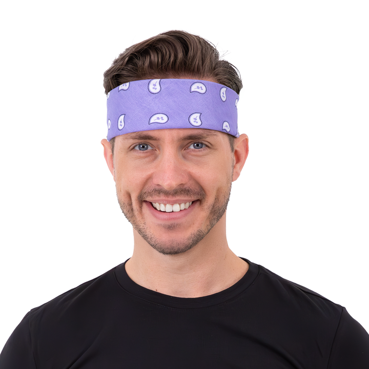 Chustka bandana fioletowa