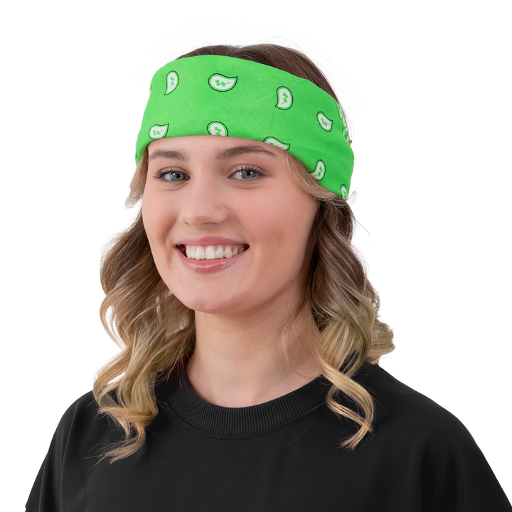 Chustka bandana zielona