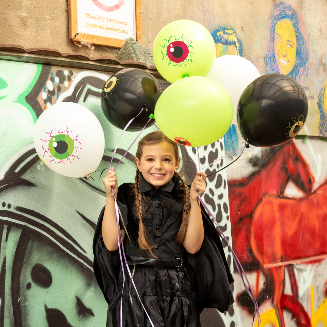 Balony Halloween Oczy 12cali 6 szt. zestaw