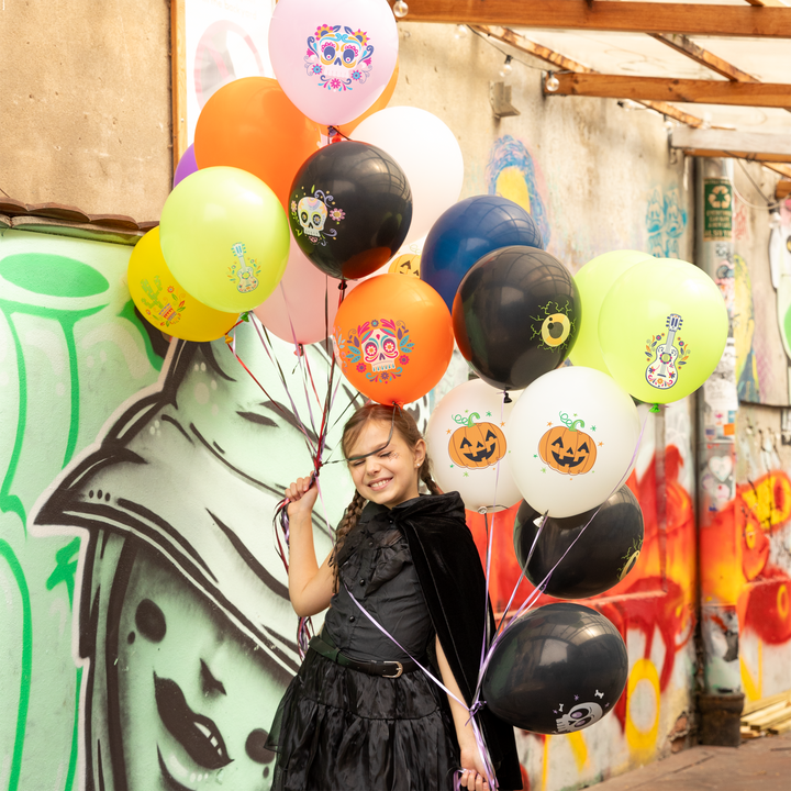Balony Halloween Oczy 12cali 6 szt. zestaw