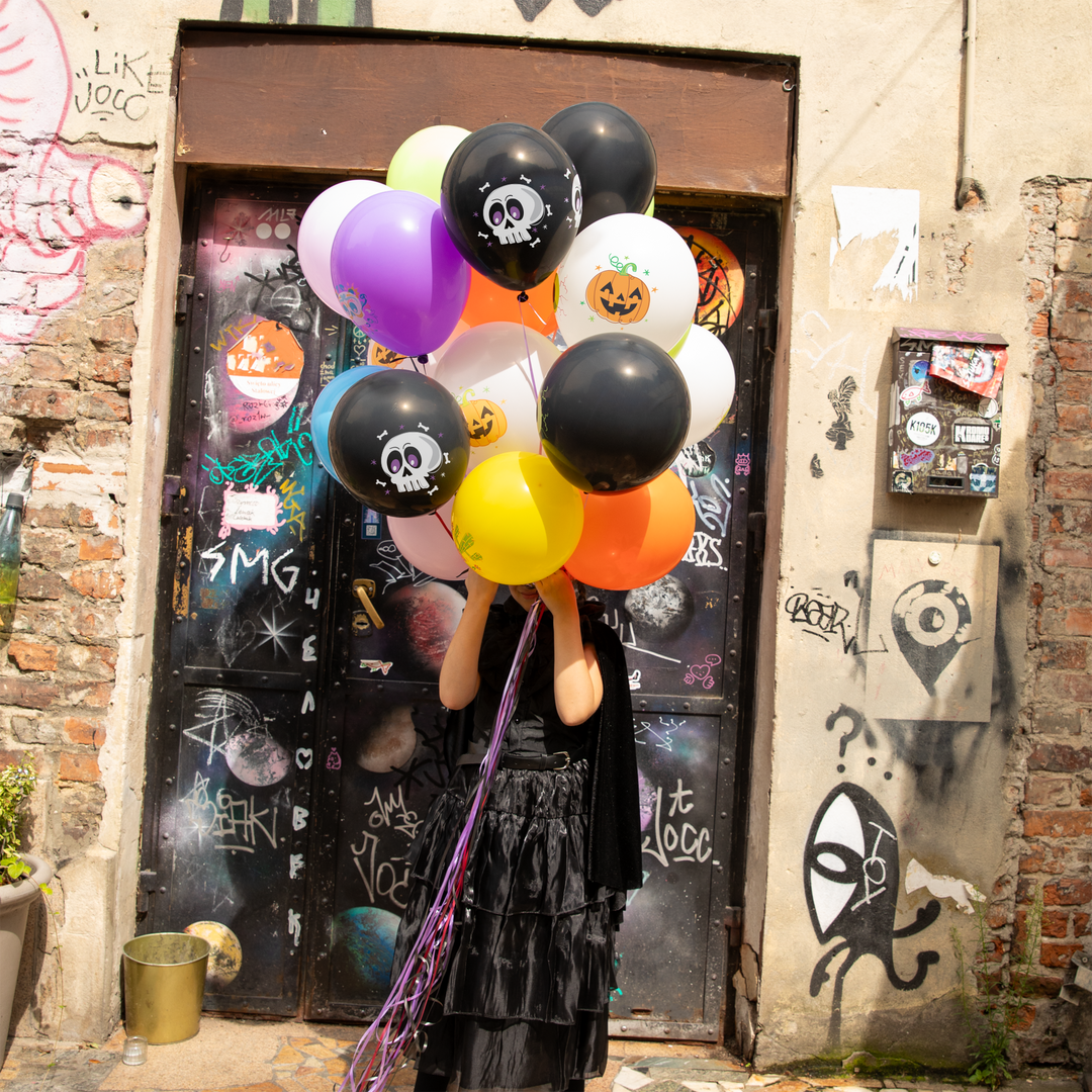 Balony Halloween Oczy 12cali 6 szt. zestaw
