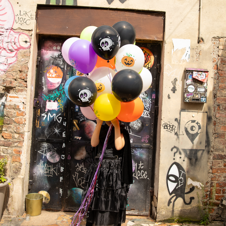 Balony Halloween Oczy 12cali 6 szt. zestaw