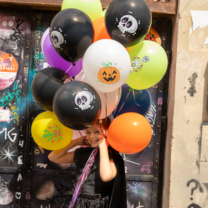 Balony Halloween Oczy 12cali 6 szt. zestaw
