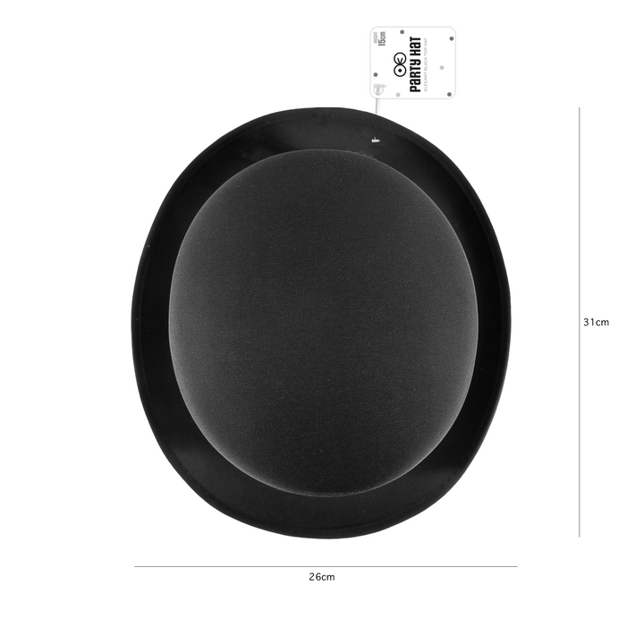 Kapelusz Cylinder czarny 15 cm