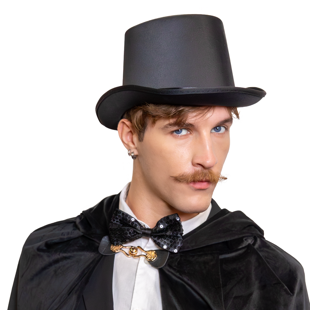 Kapelusz Cylinder czarny 15 cm
