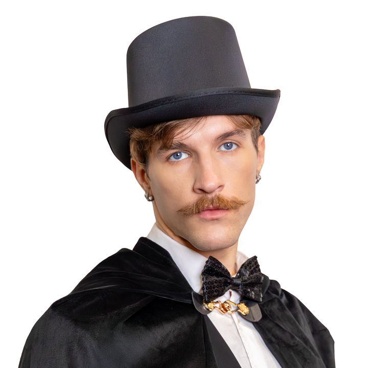Kapelusz Cylinder czarny 15 cm