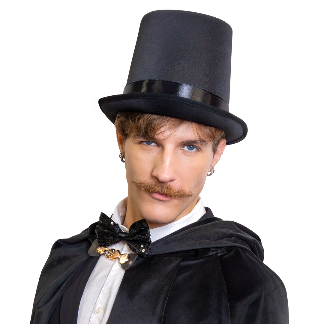 Kapelusz Cylinder czarny 20 cm