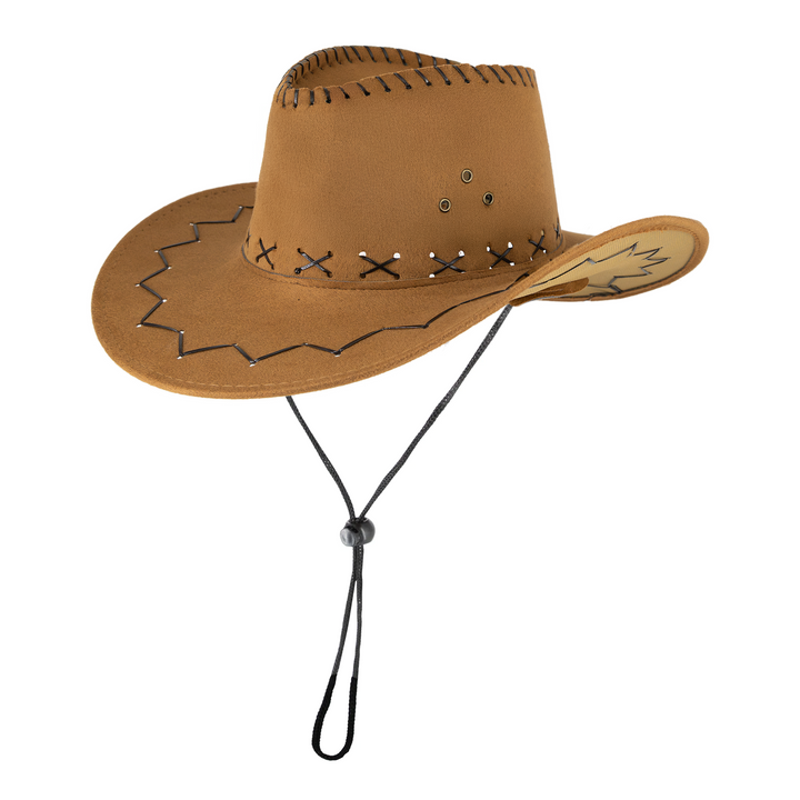 Kapelusz kowbojski jasny brąz