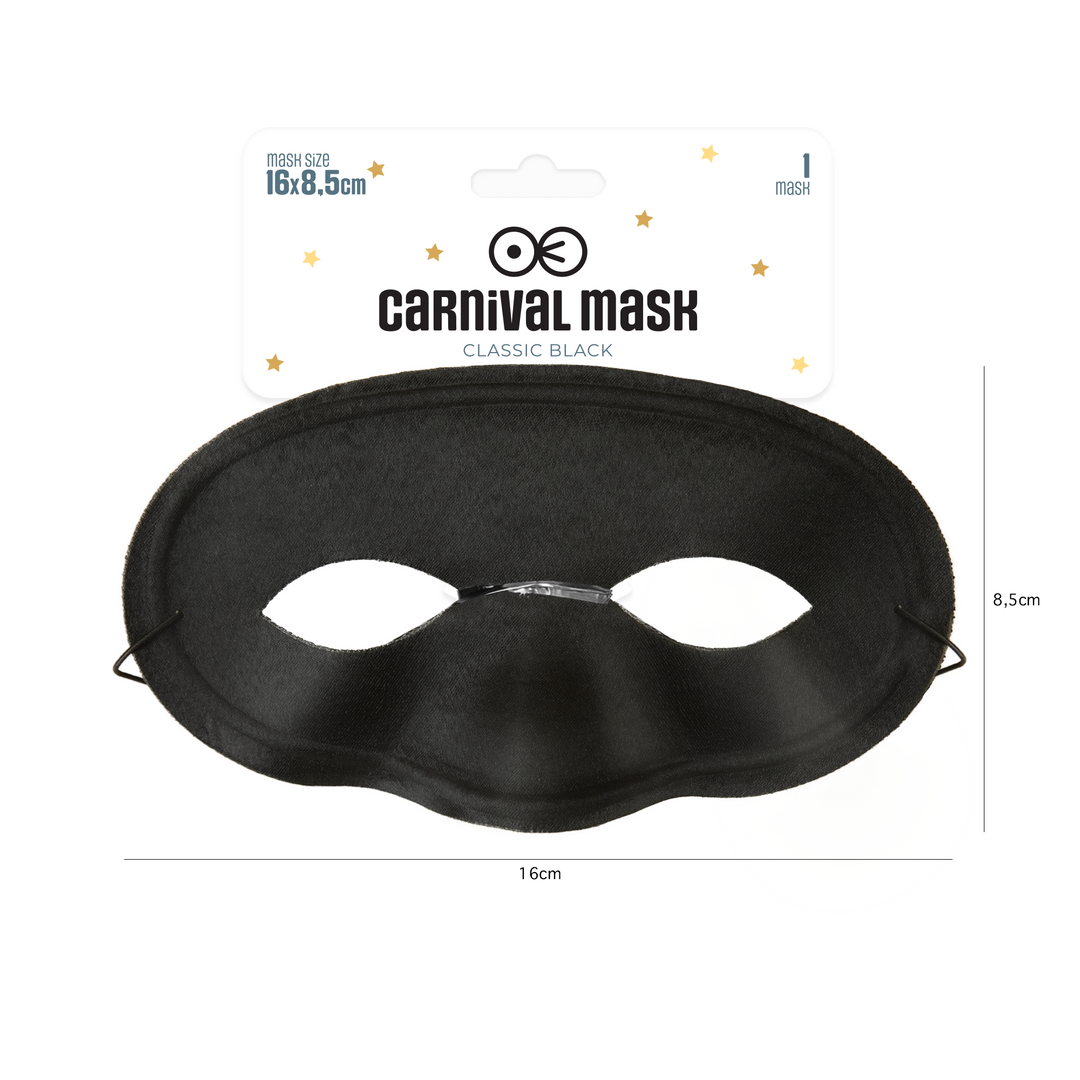 Maska klasyczna czarna