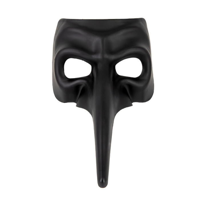 Maska karnawałowa z długim nosem czarna