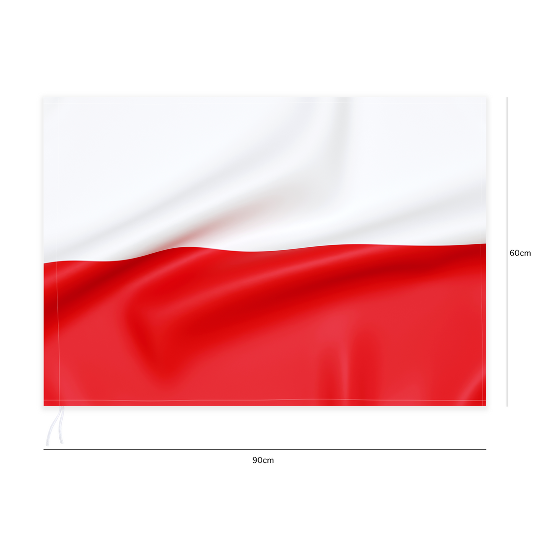 Flaga Polski 60x90 cm