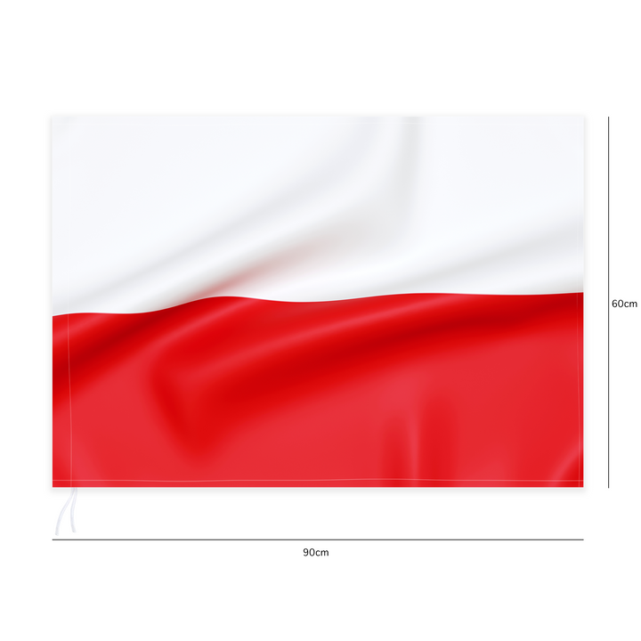 Flaga Polski 60x90 cm