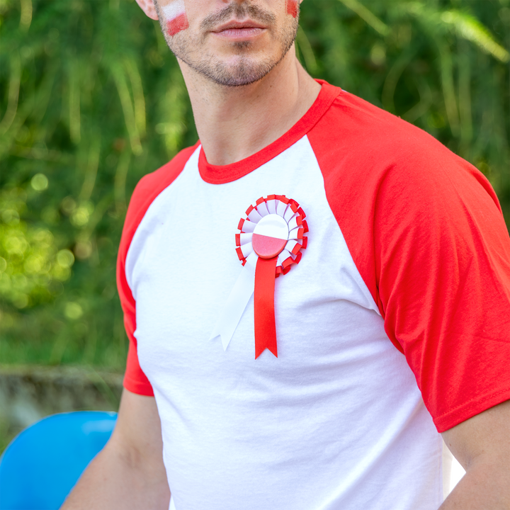 Kotylion z flagą Polska