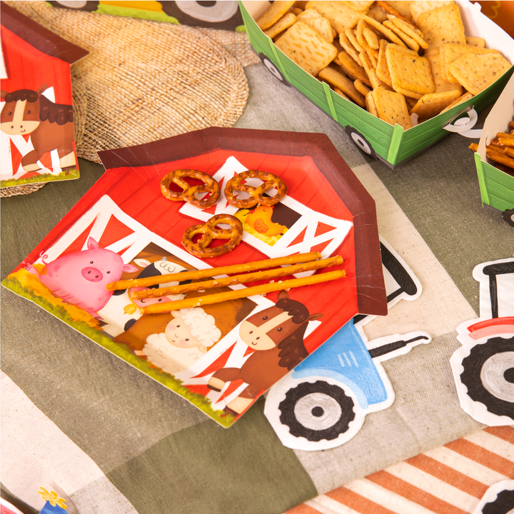 Talerzyki papierowe Farma 6 szt.