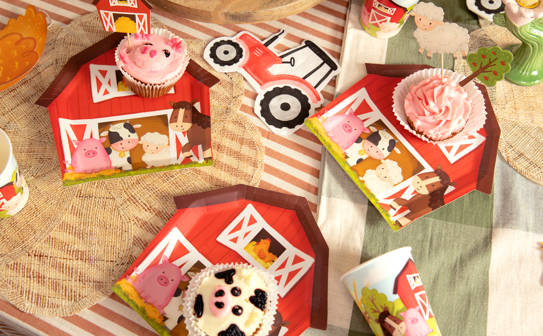 Talerzyki papierowe Farma 6 szt.