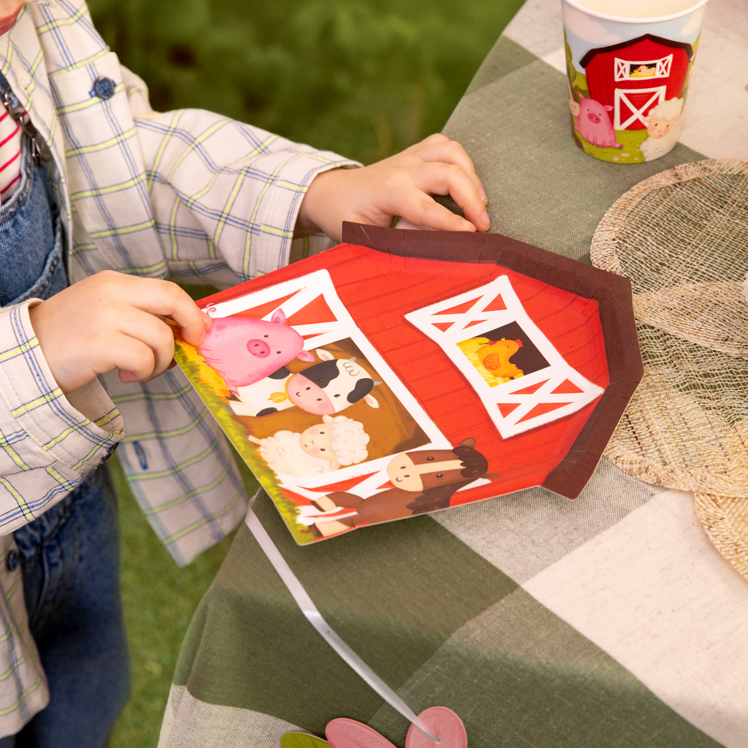 Talerzyki papierowe Farma 6 szt.