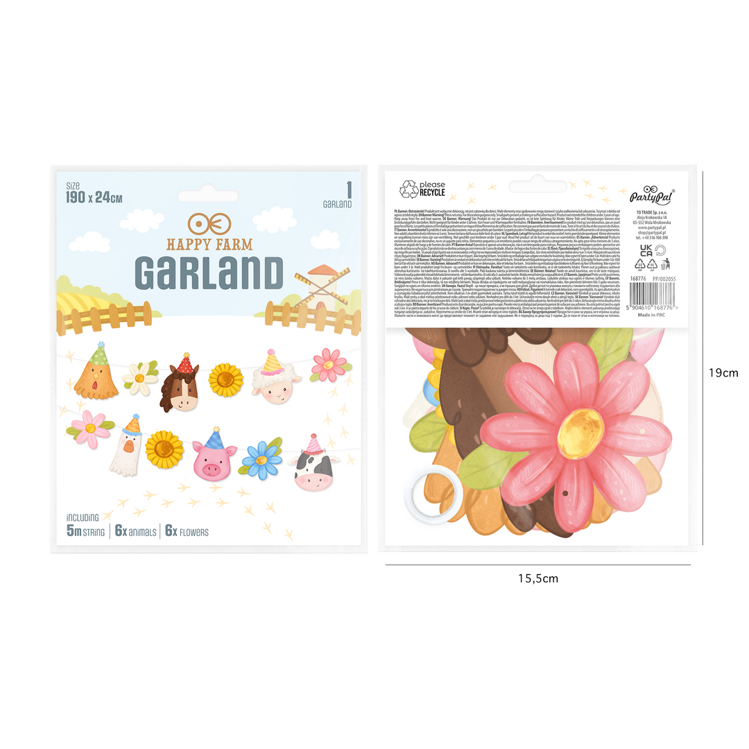 Girlanda Farma 190x24 cm