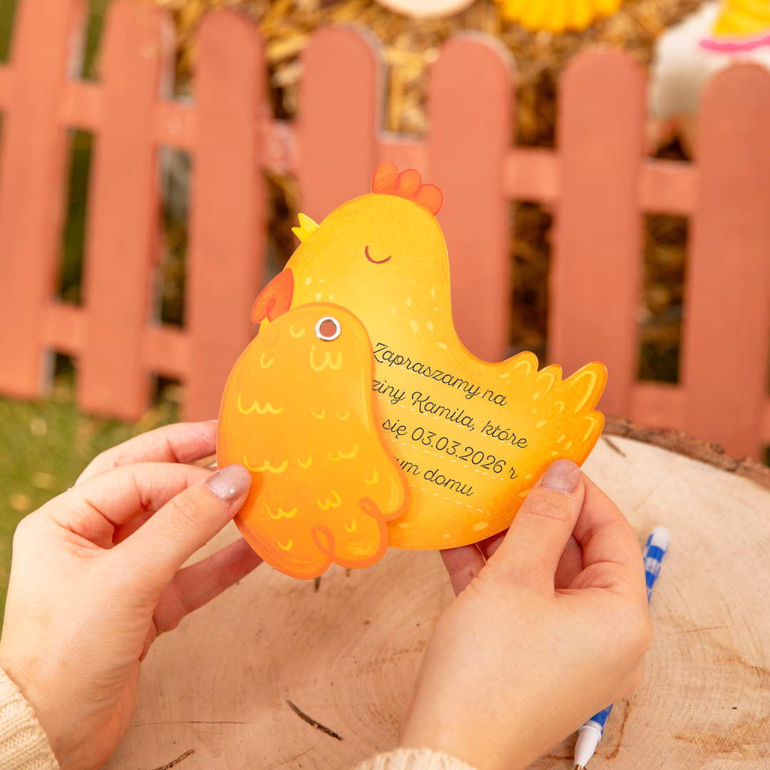 Zaproszenie na imprezę Farma 6 szt. zestaw