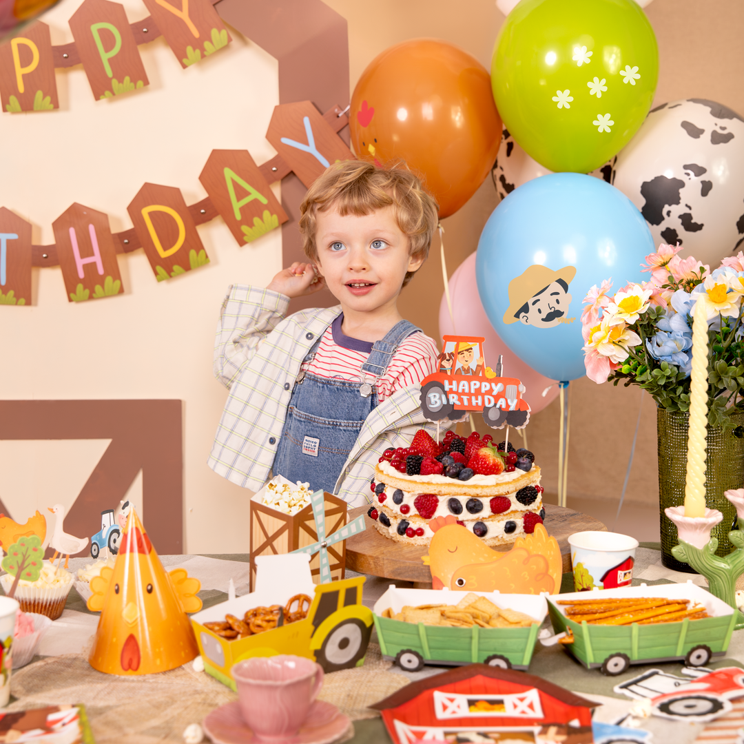 Balony Farma 12 cali 6 szt. zestaw