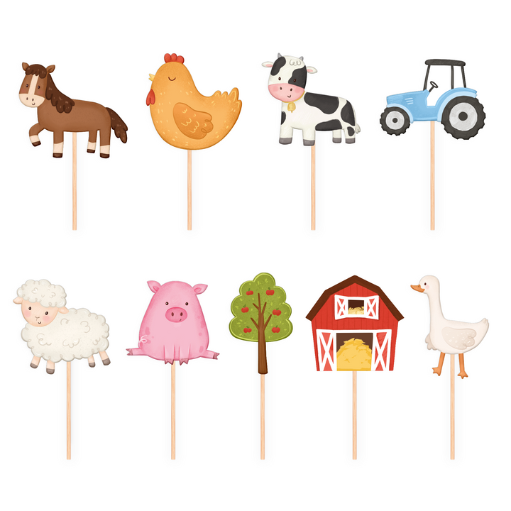 Toppery Farma 9 szt. zestaw