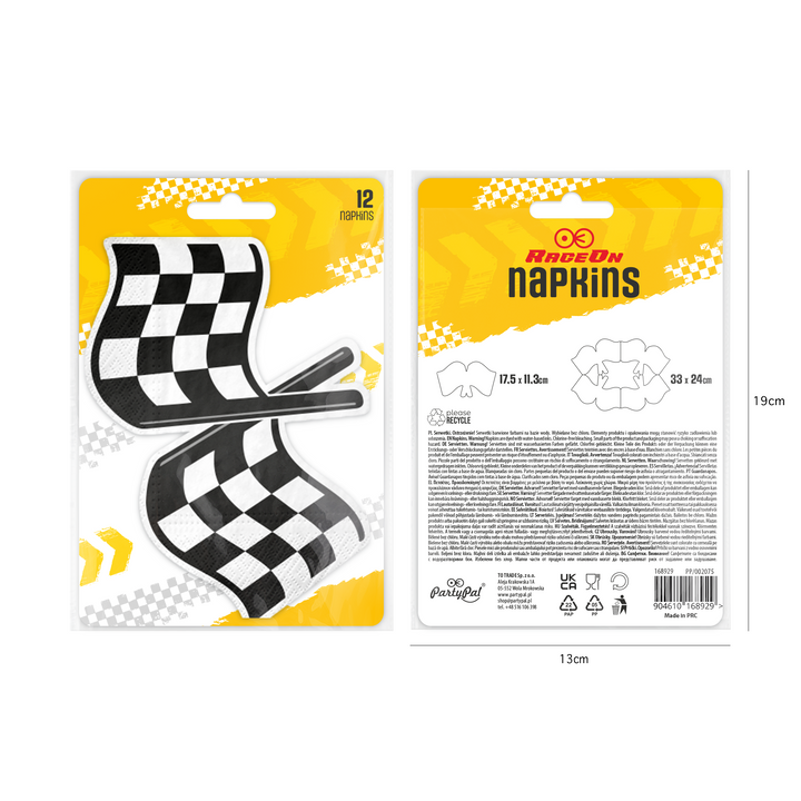 Serwetki Wyścigówki 12szt.