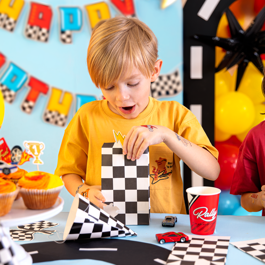Race car candy bags 6 pcs.