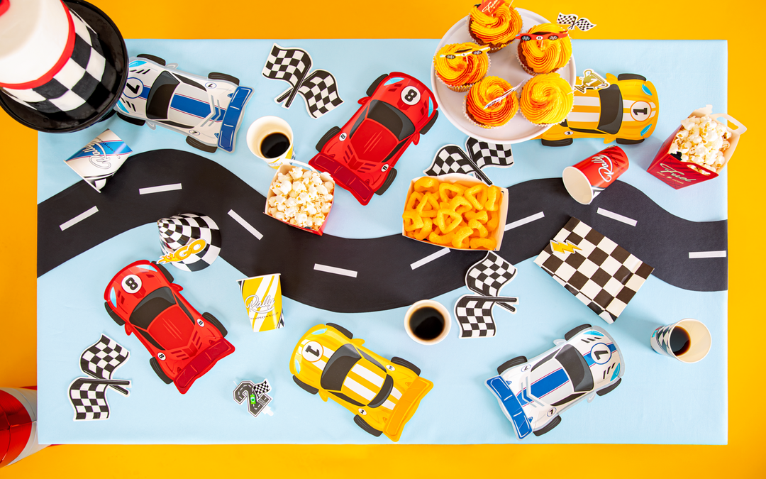 Race car candy bags 6 pcs.