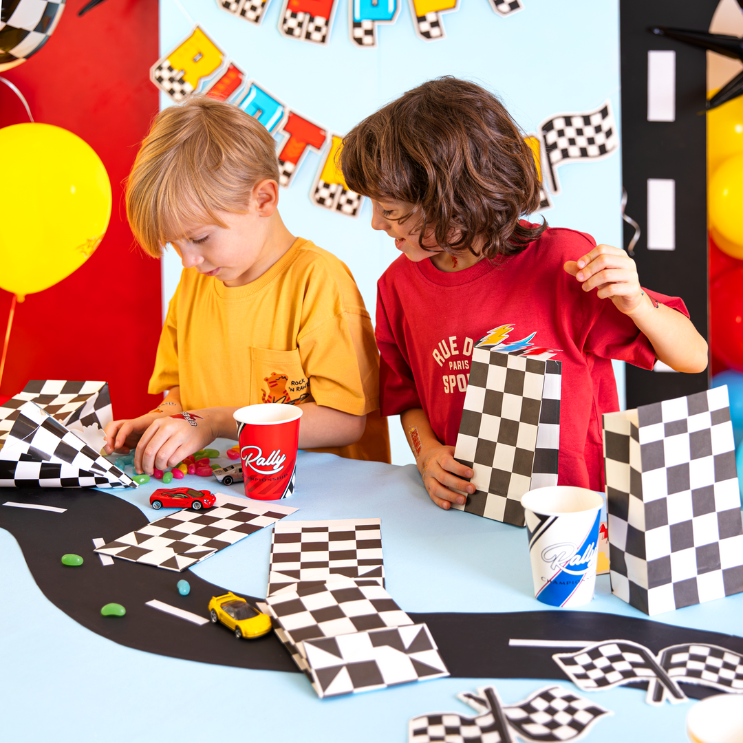 Race car candy bags 6 pcs.