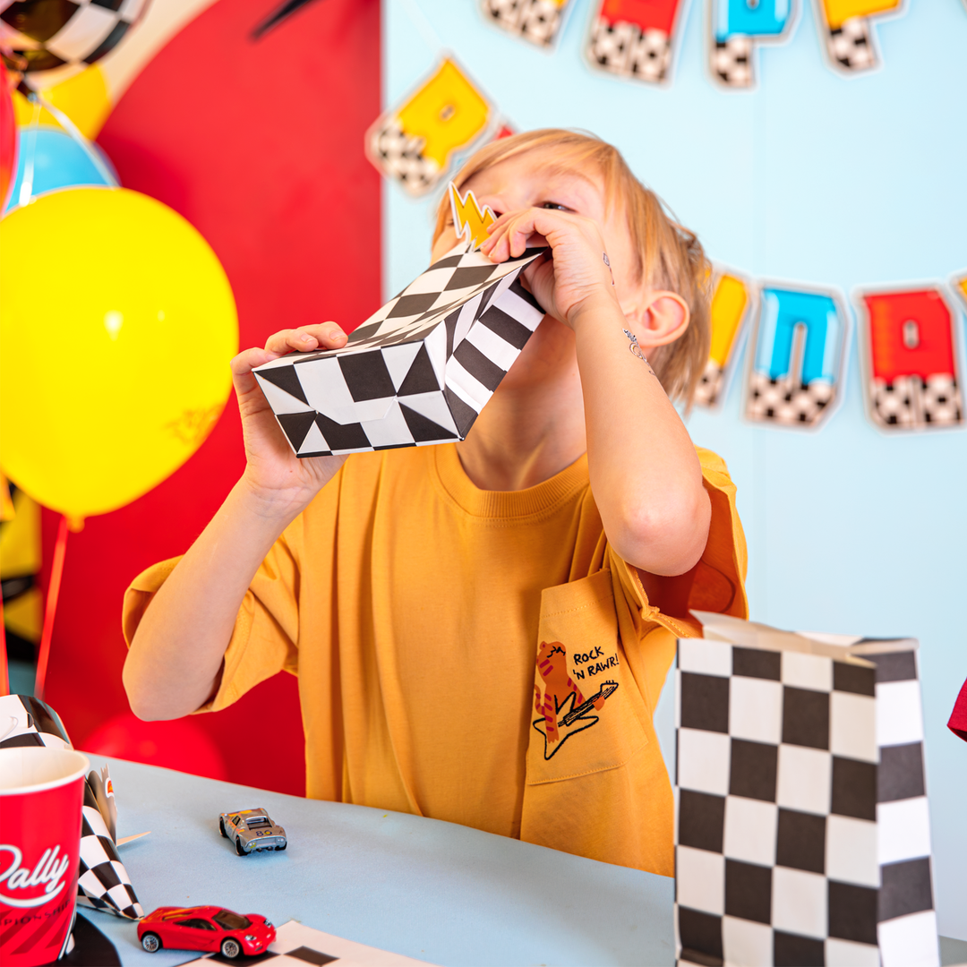Race car candy bags 6 pcs.