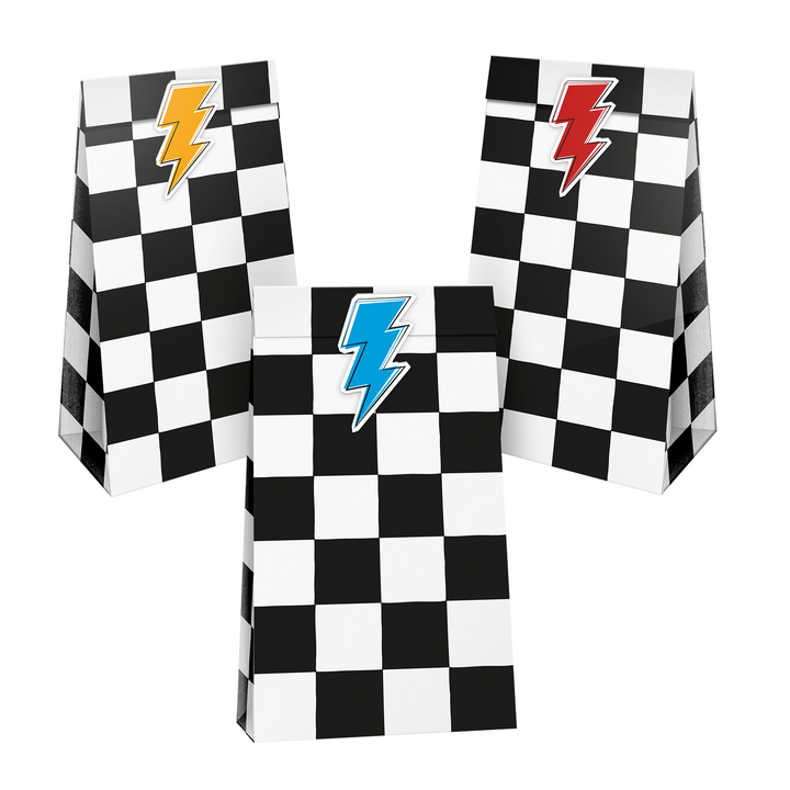 Race car candy bags 6 pcs.