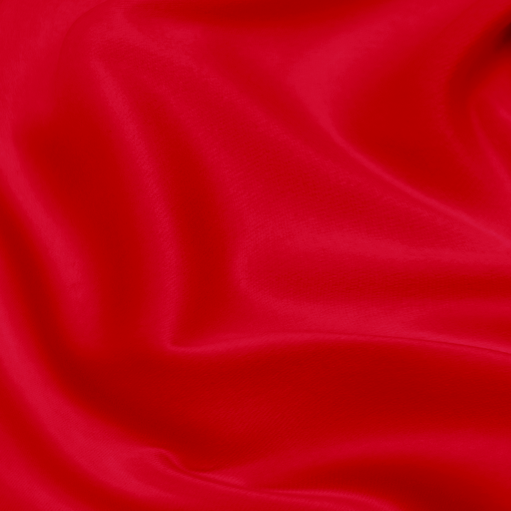 Smooth red satin 0.16x9m