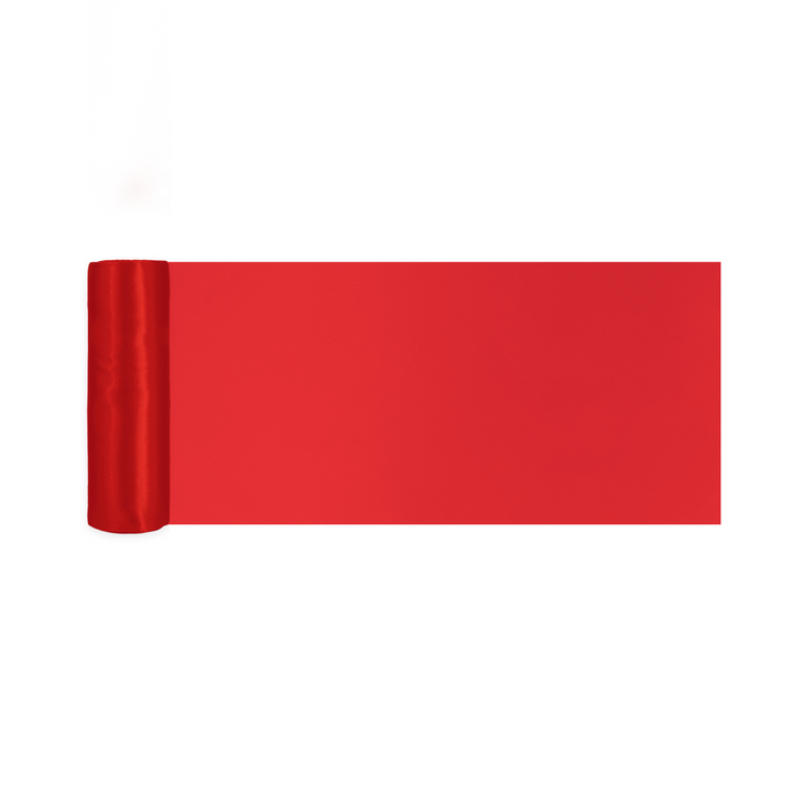 Smooth red satin 0.16x9m