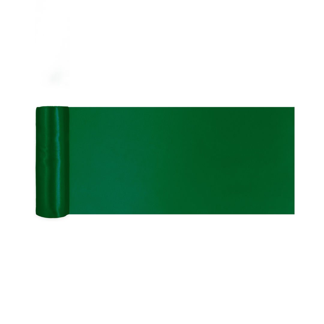 Smooth green satin 0.16x9m