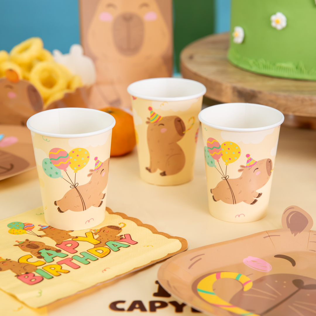 Capybara-Becher, 270 ml, 6 Stück