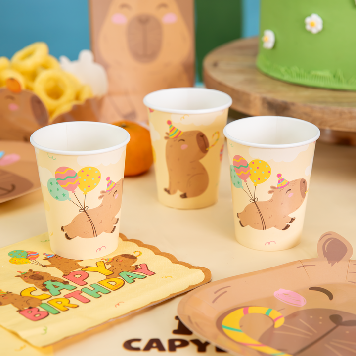 Capybara-Becher, 270 ml, 6 Stück