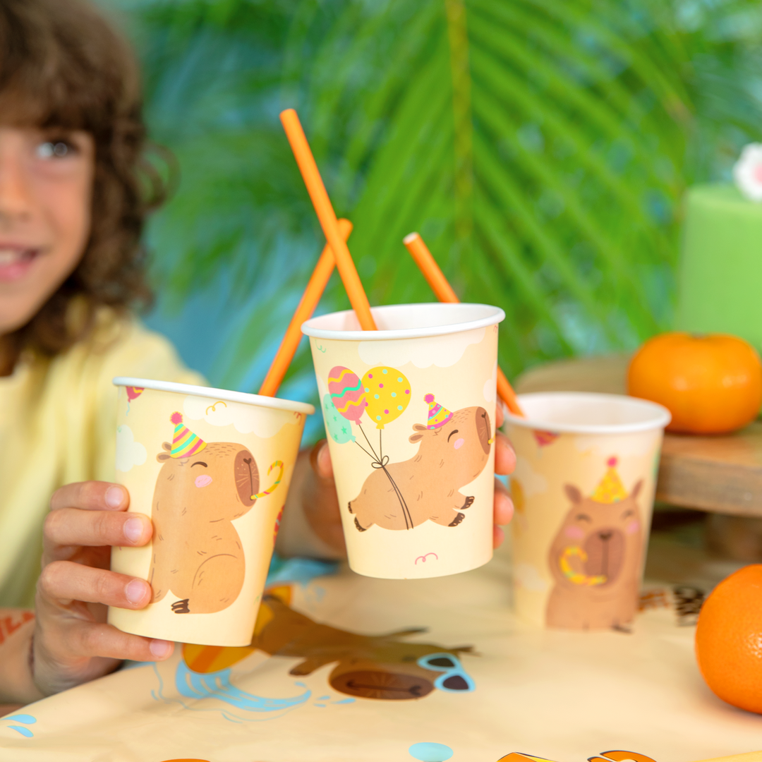 Capybara-Becher, 270 ml, 6 Stück