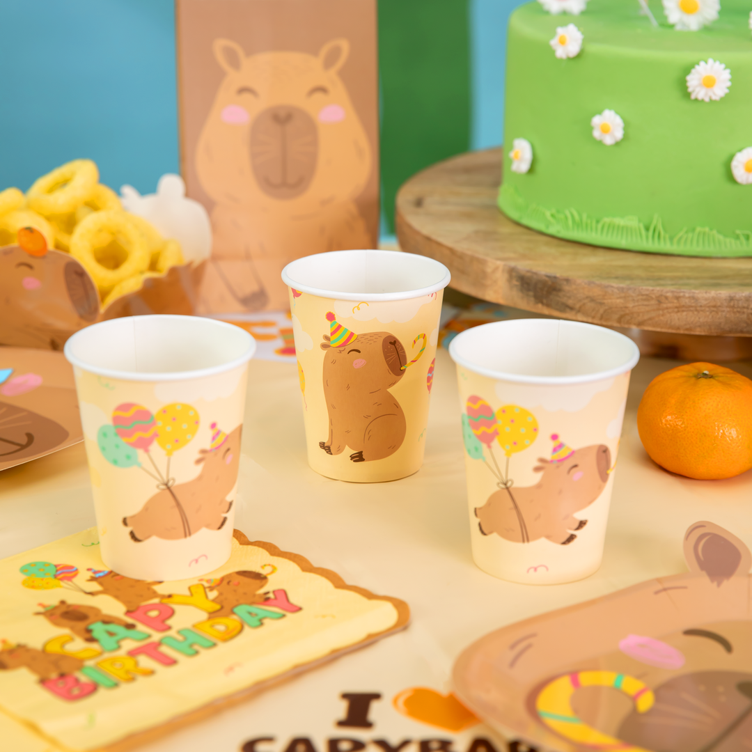 Capybara-Becher, 270 ml, 6 Stück