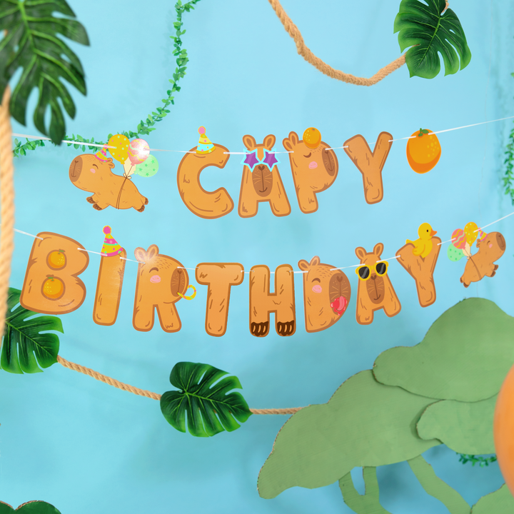 Striscione Capy Birthday 210x18 cm