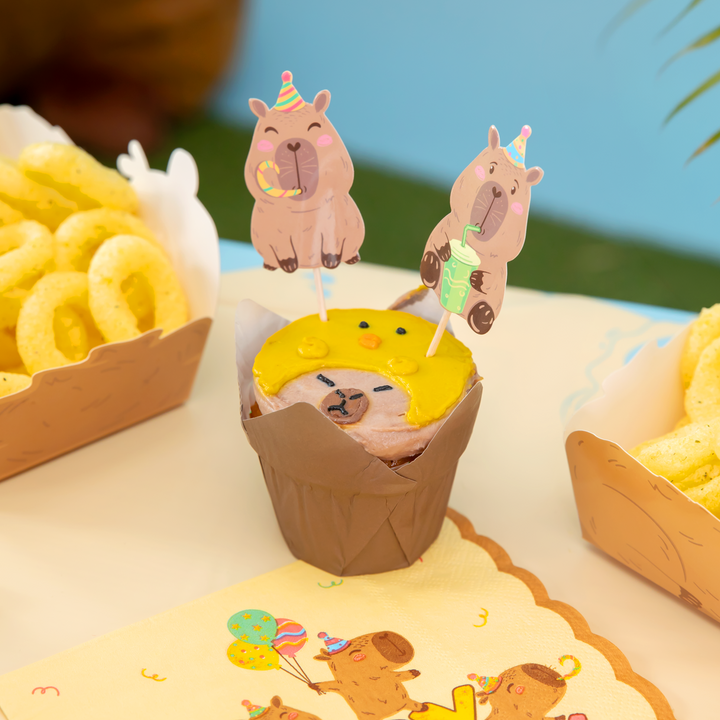 Set di 9 topper Capybara