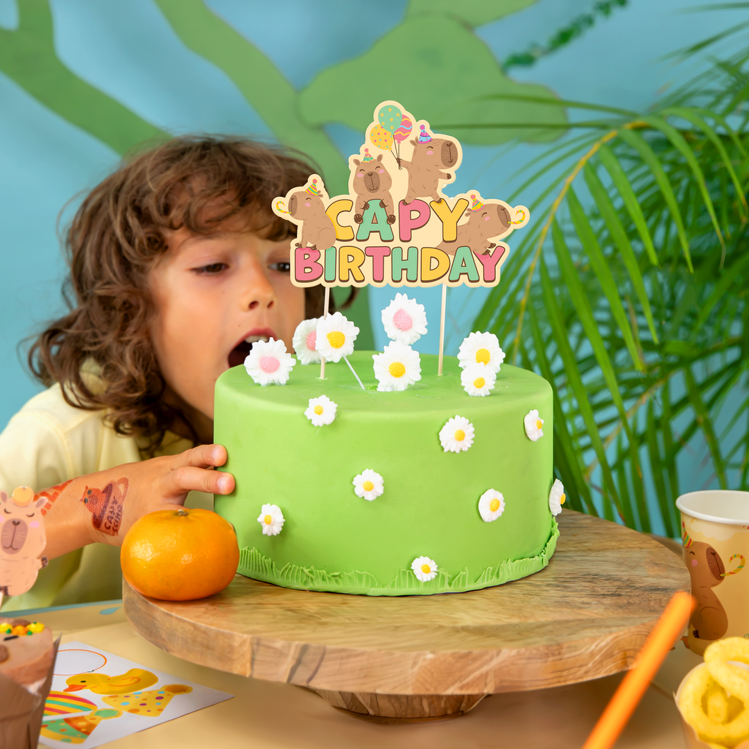 Capybara Cake Topper, 1 piece
