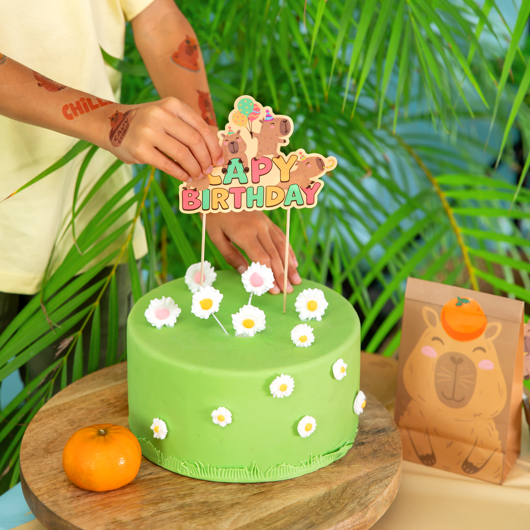 Capybara Cake Topper, 1 piece